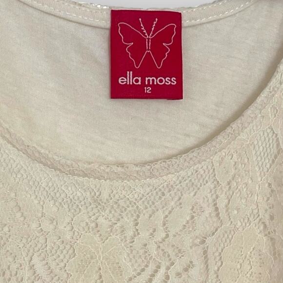 Kids Ella Moss Lace Strapless Dress Sz 12 Stylish & Breezy - Picture 2 of 5